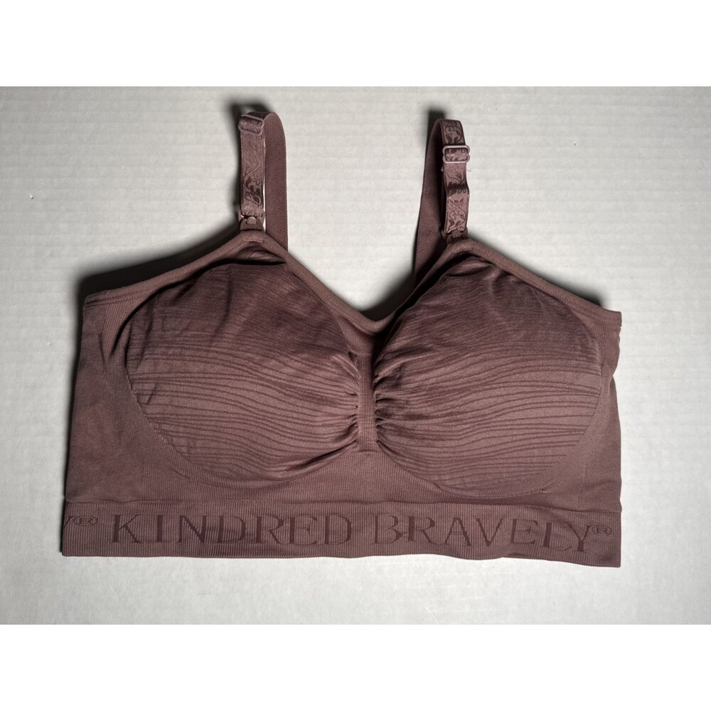Kindred Bravely Pumping Nursing Bra Extender Mauve XL EUC